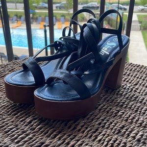 SHEIN Laceup Platform sandals
